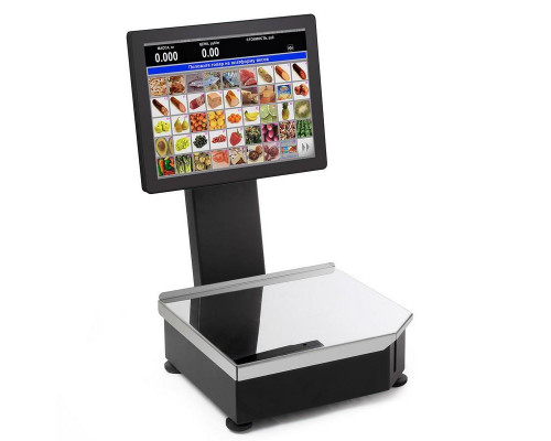 Купить Весы с печатью этикеток Штрих-М PC200 С3 15-2.5 И1 (Черный моноблок Fly) от ШТРИХ-М