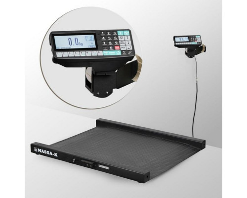 Купить Весы платформенные с печатью этикеток Масса-К 4D-LM-10/10-1000-RP от Масса-К