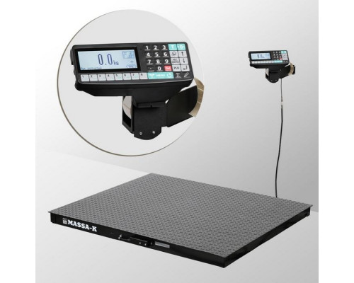 Купить Весы платформенные с печатью этикеток Масса-К 4D-PM-15/15-2000-RP от Масса-К
