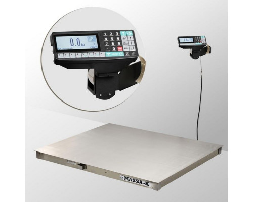 Купить Весы платформенные с печатью этикеток Масса-К 4D-PM.S-12/10-1500-RP от Масса-К