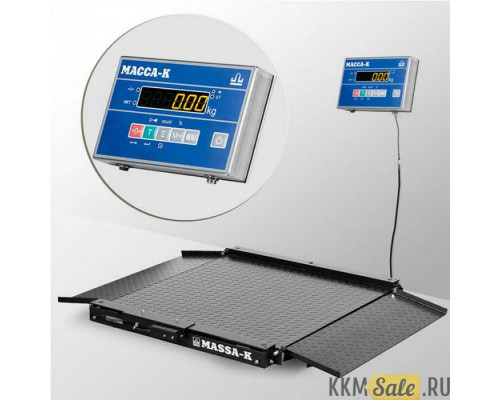 Купить Весы платформенные с пандусом Масса-К 4D-LA-10/10-1000-AB от Масса-К