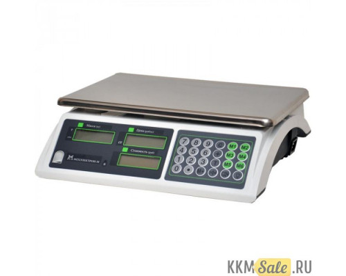 Купить Весы торговые МЕХЭЛЕКТРОН-М ВР4900-30-2Д-АБ 10 (LCD, Светлый) от Мехэлектрон-М