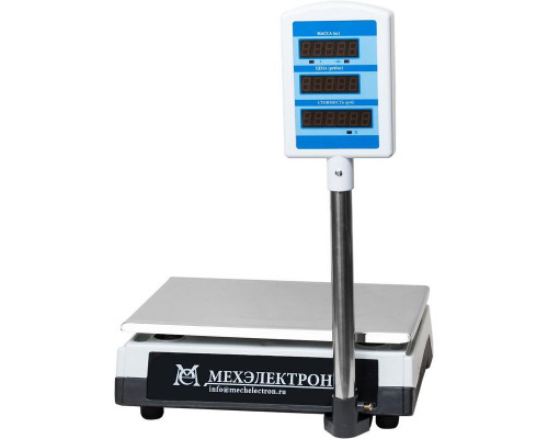 Купить Весы торговые МЕХЭЛЕКТРОН-М ВР4900-30-2Д-СДБ 05 (LED) от Мехэлектрон-М
