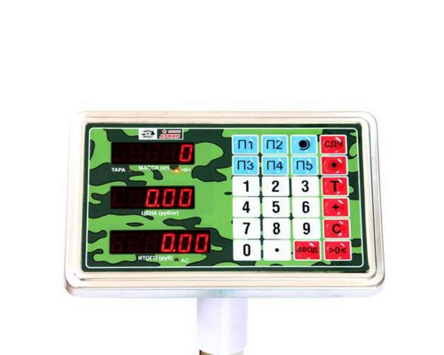 Купить Весы напольные торговые МИДЛ МП 60 МЖА Ф-3 (10/20; 400х500; нерж.) "Красная армия" от МИДЛ